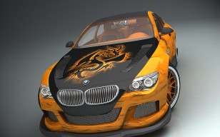 BMW, M6, Dragon, Style