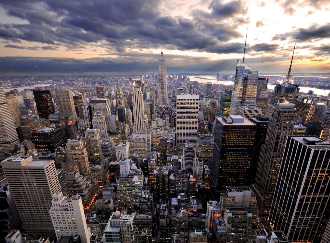 City, sky, NYC обои, картинки, фото
