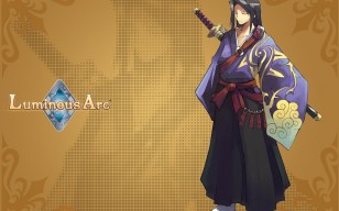 Luminous arc, kai, парень, кимоно, оружие
