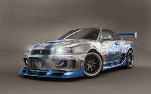 Nissan GTR 3D-модель
