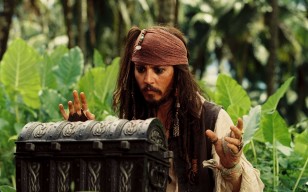 Pirates of the caribbean, пираты карибского моря, воробей, сундук, фильм, фильмы, кино