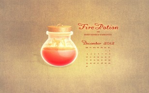Декабрь, календарь, дни, числа, огненное зелье для сладких поцелуев и теплых объятий