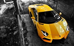 Lamborghini, yellow обои 1920x1200