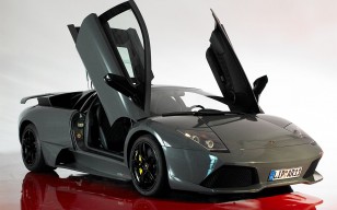 Gray Lamborghini обои 1280x1024