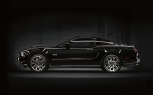 Muscle car, black, 5.0, mustang, Ford  1920x1200