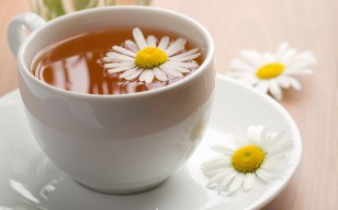 Чай, ромашка, чашка, цветки обои 1920x1200