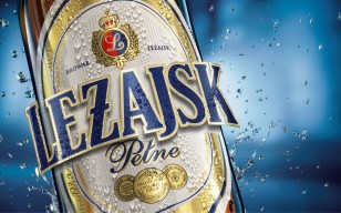 Lezajsk, пиво, капли, крупный план обои 1920x1080