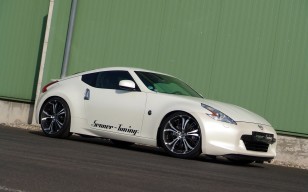 White Car Nissan Tuning